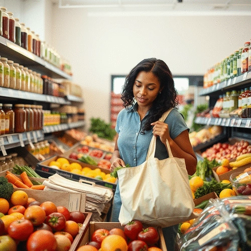 how to shop sustainably at grocery stores